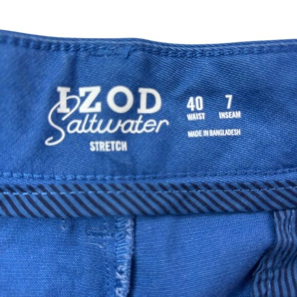 Izod Men's Size 40 Classic Fit Stretch Chino‎ Shorts Bermuda 7" Inseam NWT - Picture 6 of 16